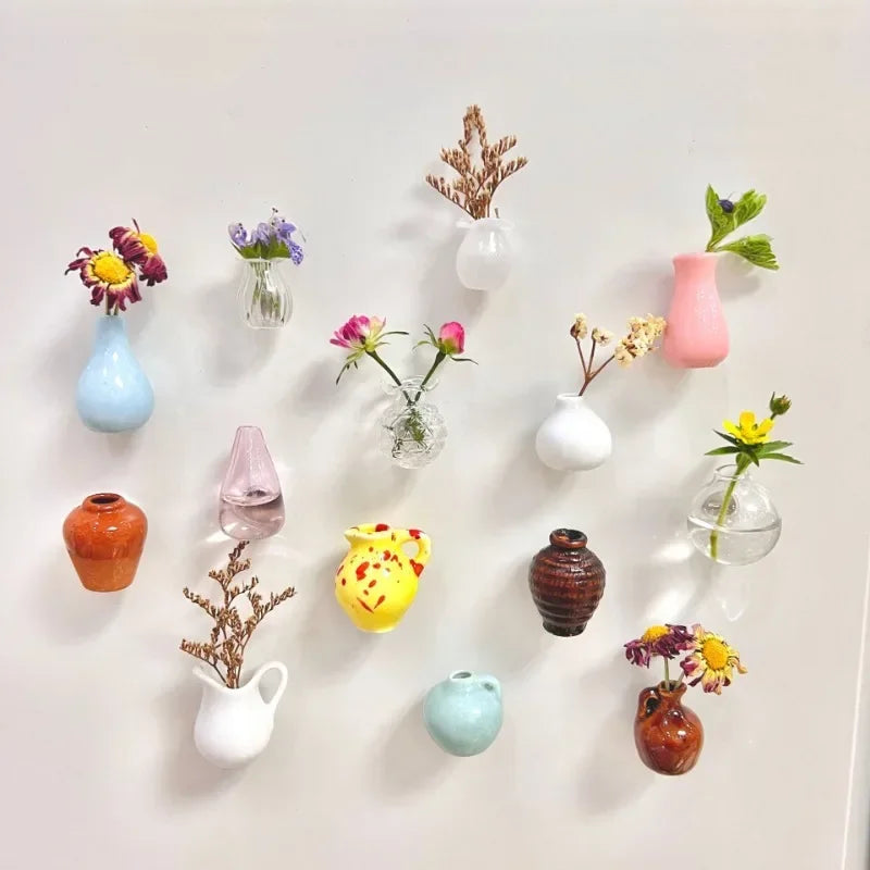 Magnetic Mini Vases  Decorative Earthenware Collection - Product detail 6