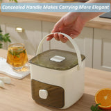Modern Ice Cube Maker  Double Layer Storage With Handle - Product detail 10