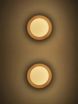 Modern Wall Light  Walnut Wood Base with Glass Globe - Product detail 11