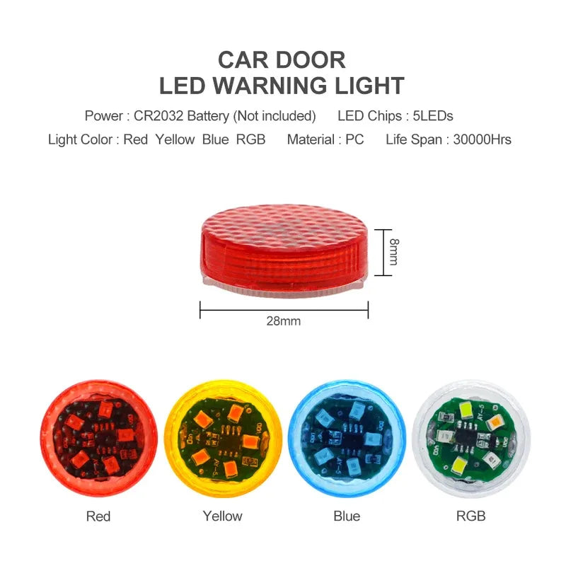 LED Car Door Safety Light  Magnetic Motion Sensor Warning System - Product detail 6