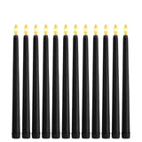 LED Black Taper Candles  Flameless Gothic Dining Decor - Product detail 7