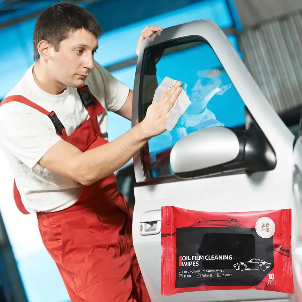 Car Glass Cleaning Wipes  Oil Film  Grime Removal - Product detail 7