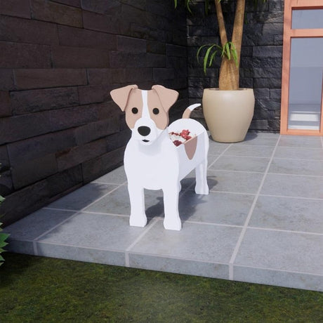 Boston Terrier Planter  Decorative Garden Dog Sculpture - Product detail 8