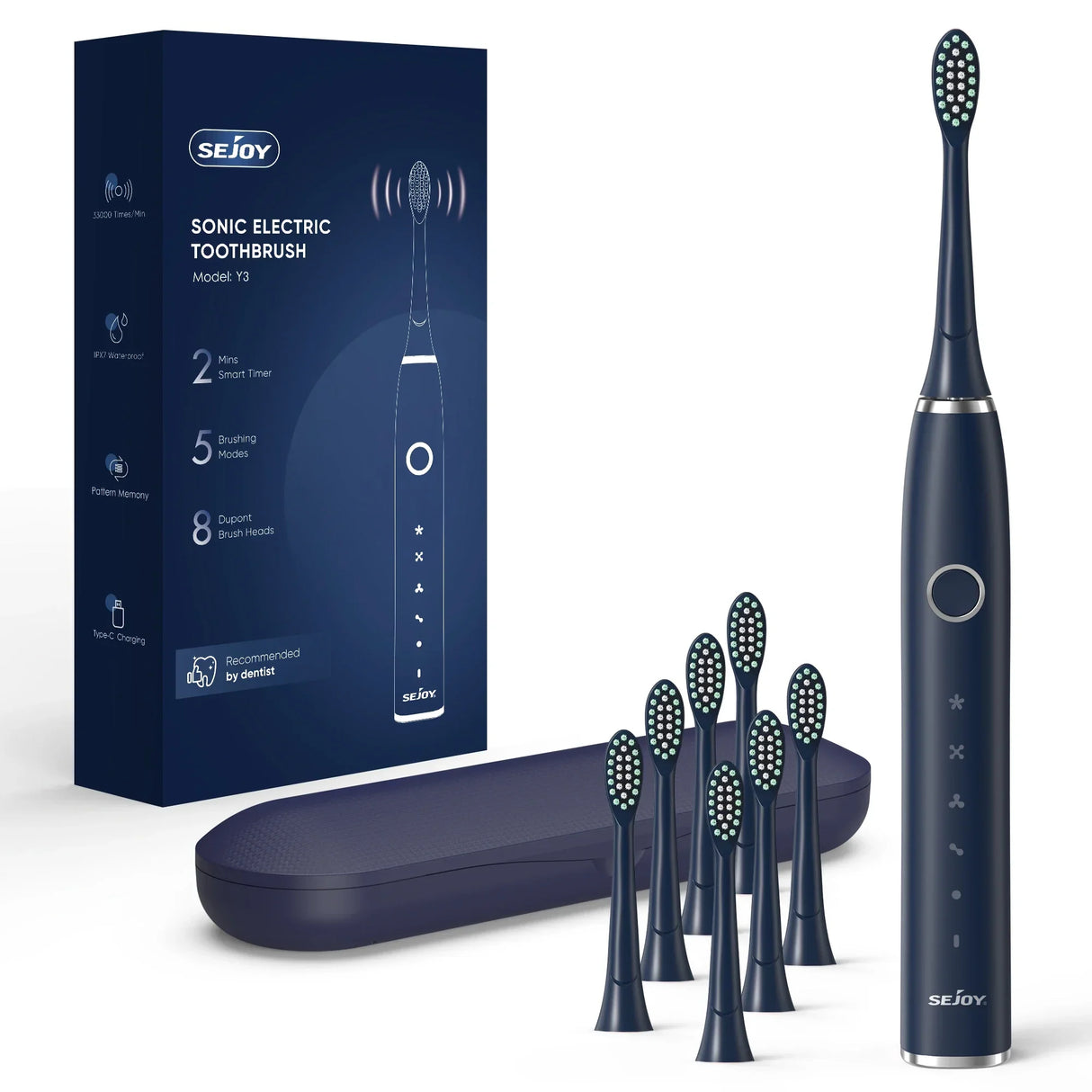 Sonic Electric Toothbrush  5 Modes with Smart Timer - Product detail 7