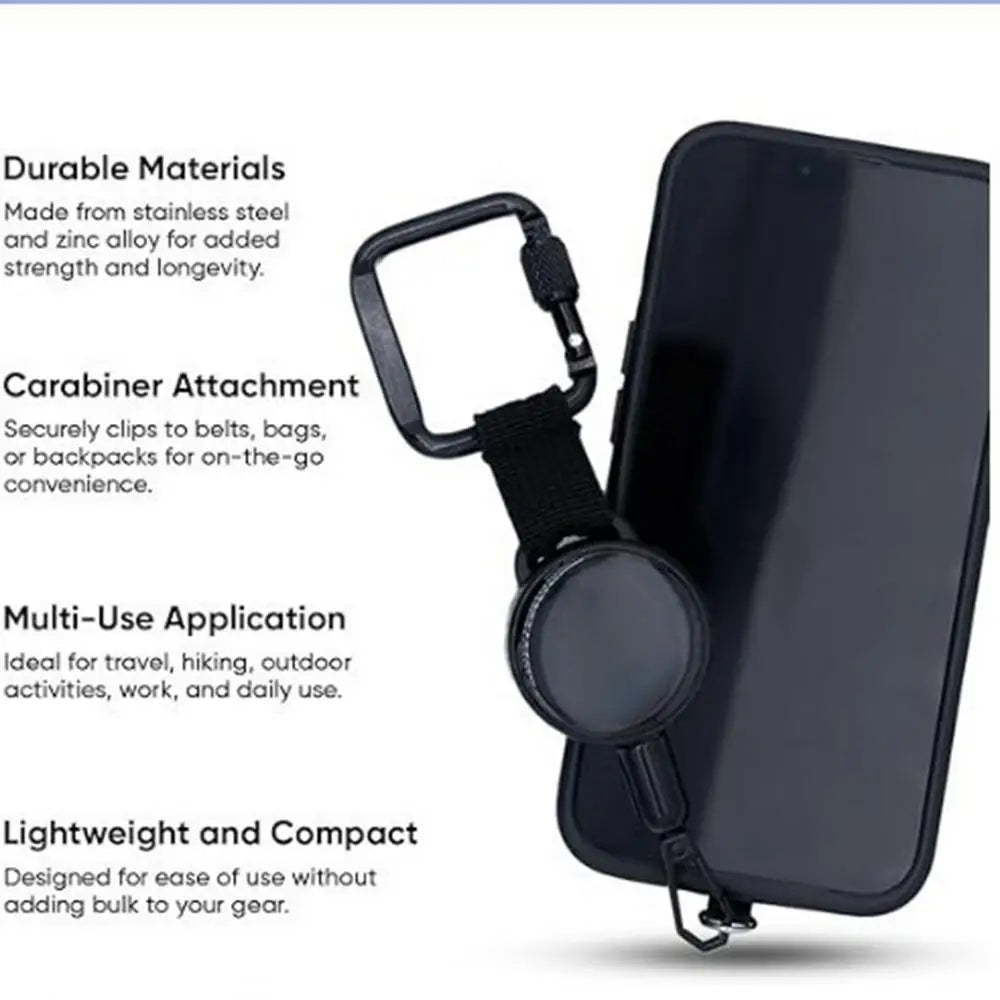 Retractable Phone Security Holder  Anti-Theft Belt Clip Design - Product detail 6