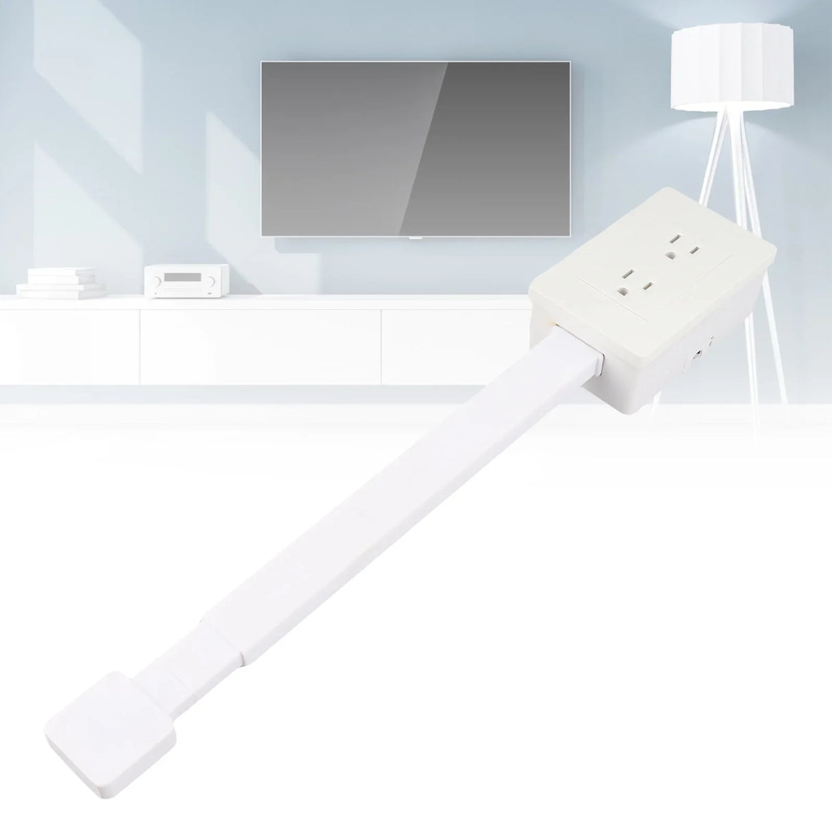 Flexible Power Strip  Extendable 22-34 Inch with Rotating Base - Product detail 4