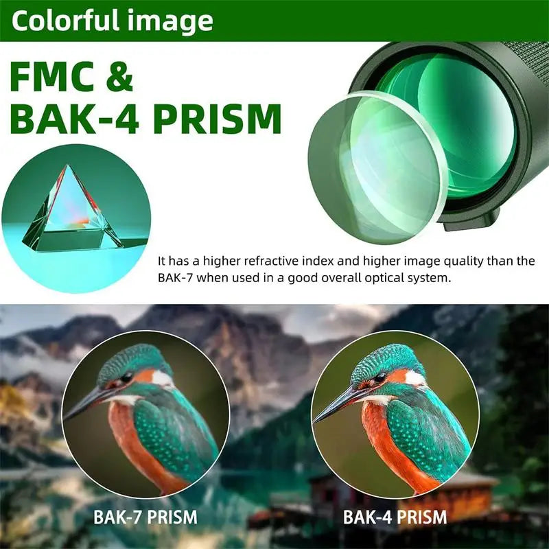Professional Monocular Telescope  80x Magnification BAK4 Prism - Product detail 7