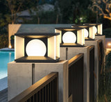 Solar Garden Pillar Light  Cube Design With Auto Sensor - Product detail 5