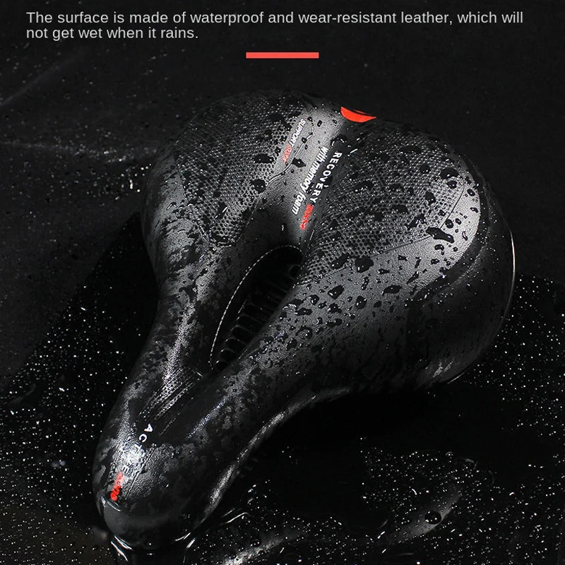 Ergonomic Bicycle Saddle  Hollow Core Shock Absorbing Design - Detailed view