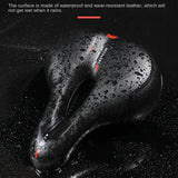 Ergonomic Bicycle Saddle  Hollow Core Shock Absorbing Design - Detailed view