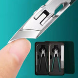 Professional Nail Care Set  Slant Edge Clipper With Glass File - Product example