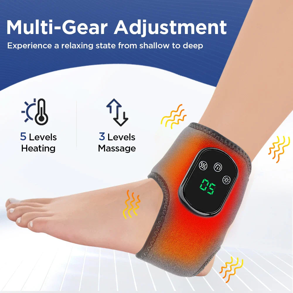 Smart Heating Ankle Massager  5-Speed Digital Control - Product detail 4