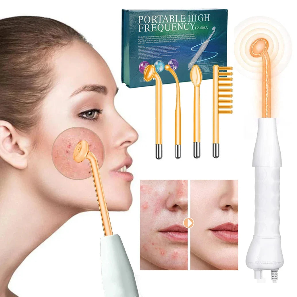 High Frequency Facial Device  Professional Skin Tightening Wand - Product showcase