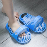 Shower Foot Massage Slippers  Non-Slip Cleaning Scrubber - Product showcase