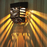 Solar Outdoor Wall Light  Geometric Art Deco Pattern - Product detail 8