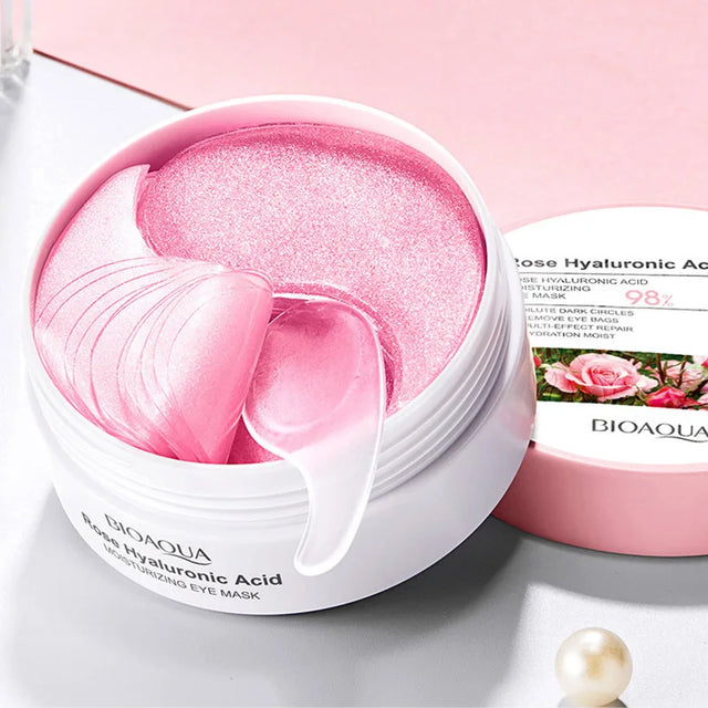 Rose Hyaluronic Eye Mask  Hydrating  Firming Treatment - Product showcase