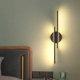 Modern LED Wall Sconce  Dual Bar Linear Design - Detailed view