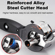 Professional Pipe Cutter  Ratchet Mechanism Steel Blade - Product showcase
