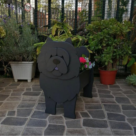 Boston Terrier Planter  Decorative Garden Dog Sculpture - Product detail 25