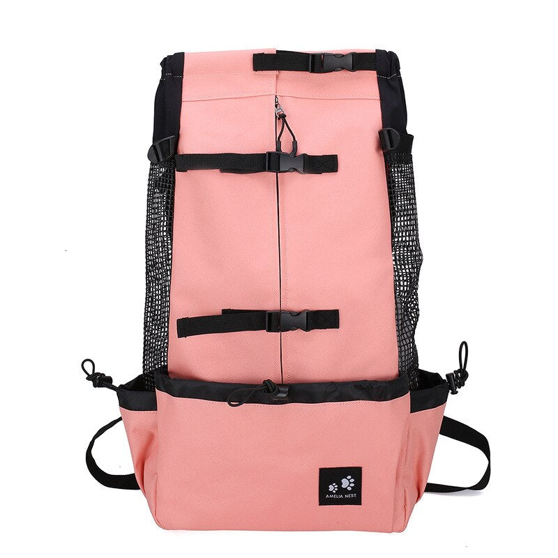 Pet Travel Backpack  Adjustable Mesh Carrier With Safety Straps - Product detail 8