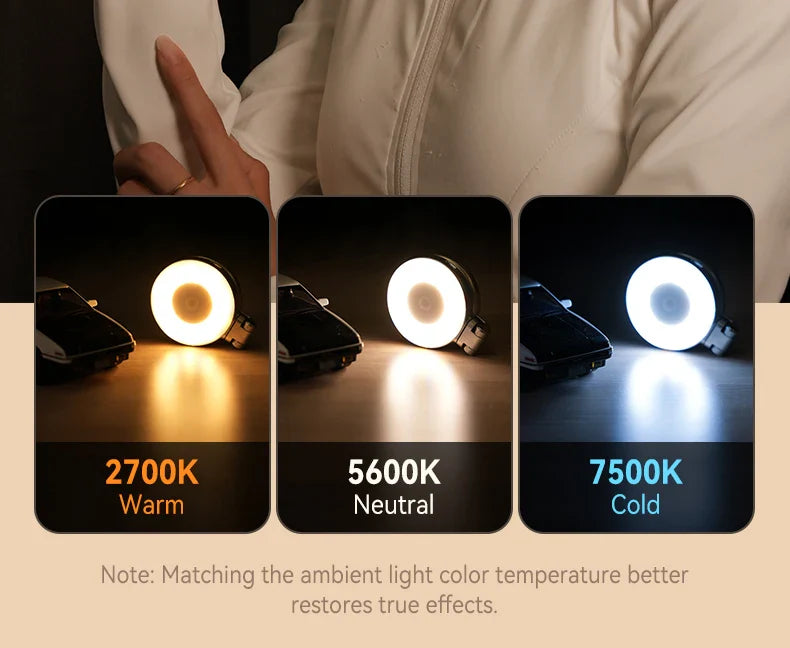 Magnetic Selfie Ring Light  Height Adjustable LED Phone Light - Product detail 13
