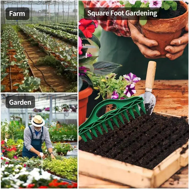 Garden Seed Planter  Ergonomic PP Planting Tool - Detailed view