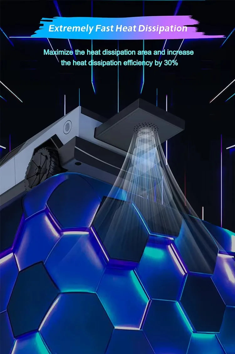 Multi-Device Wireless Charging Station  Motorized Rotation With Ambient Light - Product detail 12