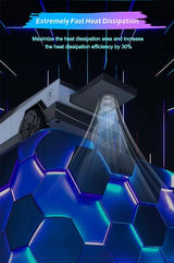 Multi-Device Wireless Charging Station  Motorized Rotation With Ambient Light - Product detail 12