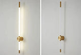 Modern LED Wall Light  Linear Brass and White Design - Product detail 12