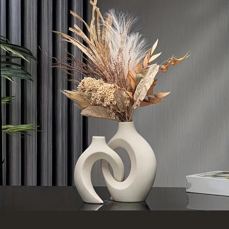 Modern Ceramic Vases  Dual Opening Design - Product example