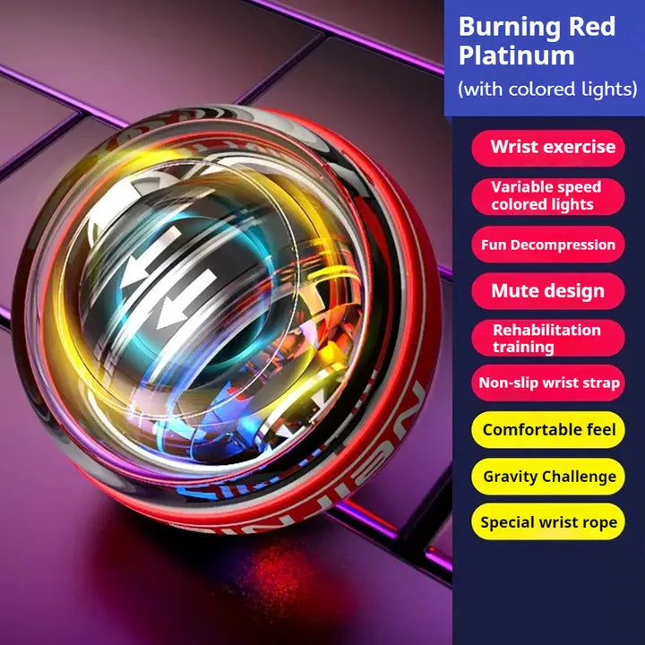 LED Gyroscopic Wrist Trainer  Motion-Activated Light Display - Product detail 13