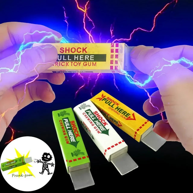 Classic Prank Electric Shock Gum  Safe Novelty Gag Toy - Product showcase