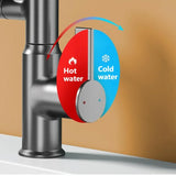 Modern Pull Out Basin Faucet  Smart LED Temperature Display - Product detail 7