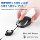 USB Type C Retractable Mouse  Compact Travel Design - Product detail 6