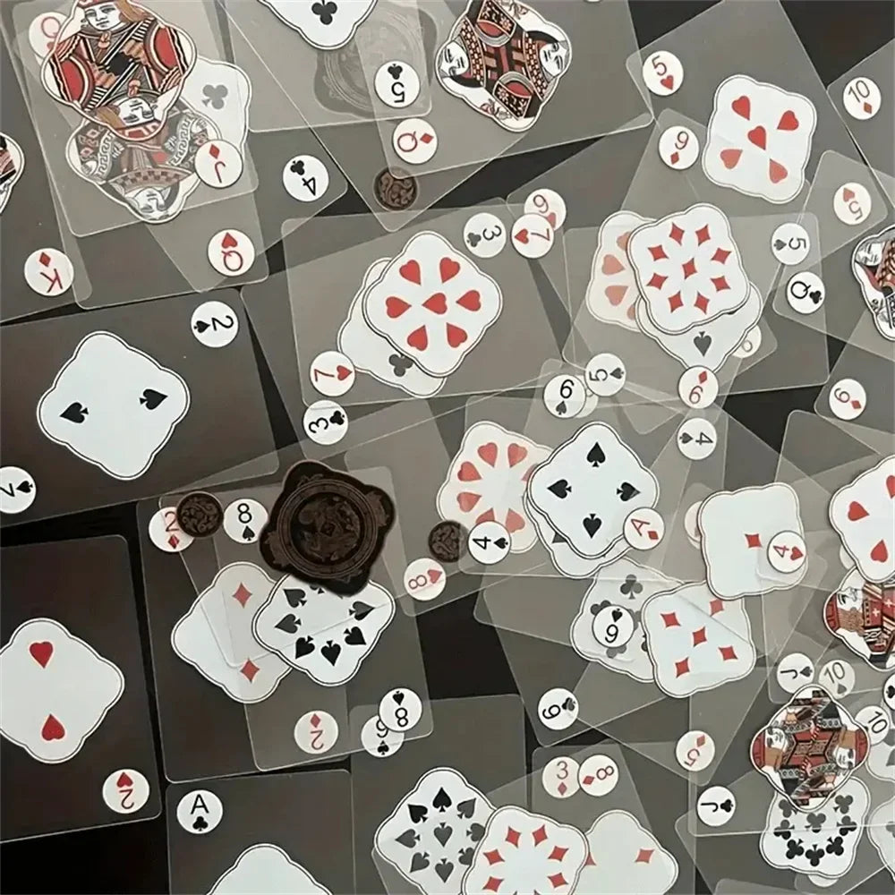Clear Playing Cards  Waterproof PVC Deck Design - Product example