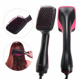 Hot Air Hair Styler  2-in-1 Straightener And Volumizing Brush - Product showcase