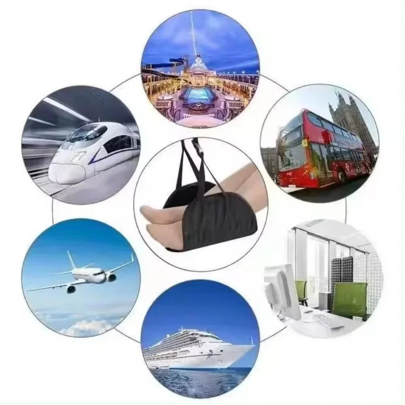 Travel Footrest Hammock  Portable Leg Support With Carry Bag - Product detail 7