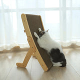Modern Cat Lounge Bed  Natural Wood Frame with Sisal Mat - Product detail 5