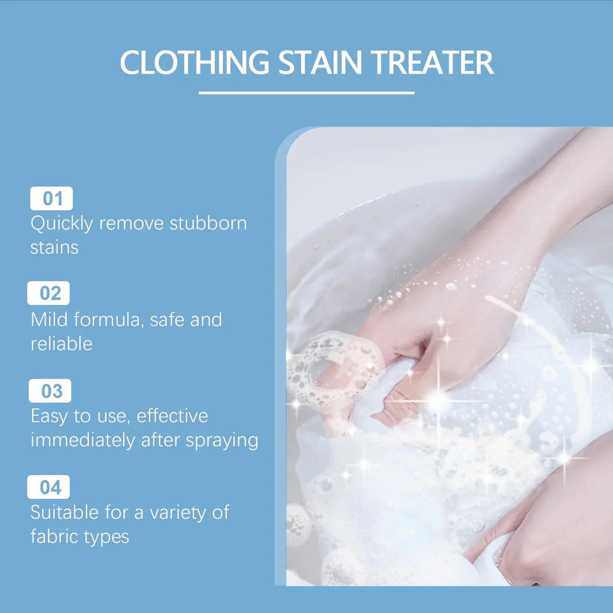 Professional Stain Remover Spray  Fast-Acting Fabric Cleaner - Product detail 10