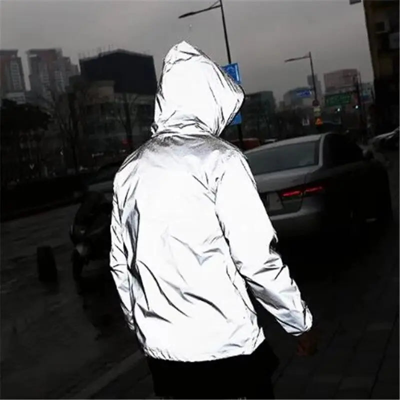 Reflective Safety Jacket  360 High Visibility Hooded Design - Product detail 5