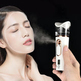 Portable Facial Steamer  Nano Mist Hydration With Moisture Tester - Product showcase