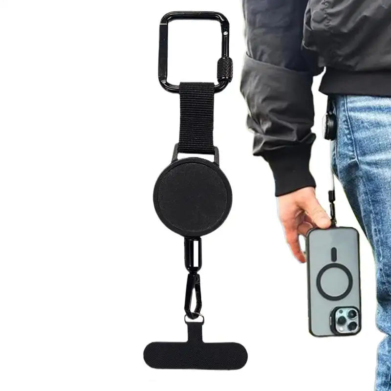 Retractable Phone Security Holder  Anti-Theft Belt Clip Design - Product showcase