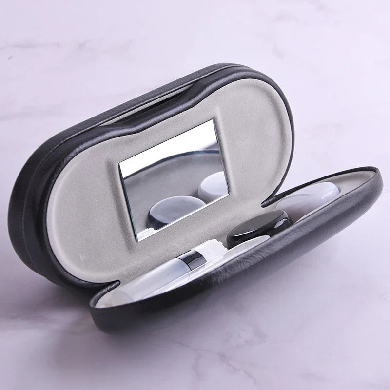 Double Layer Glasses Case  Contact Lens Storage System - Product detail 8