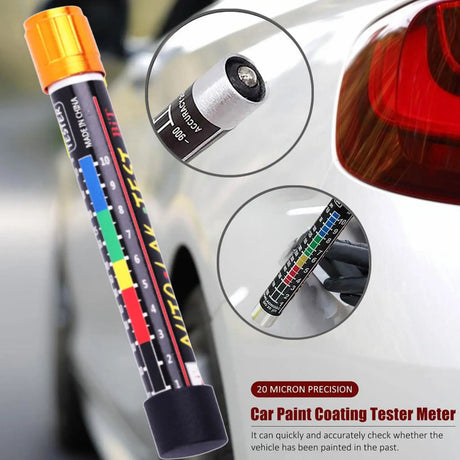 Professional Paint Thickness Gauge  Magnetic Tip 20 Micron Precision - Product showcase