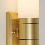 Modern Marble Wall Light  Copper Accent Strip Design - Product detail 5