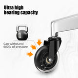 Office Chair Caster Wheels  Heavy Duty Rubber Rolling Set - Product detail 6