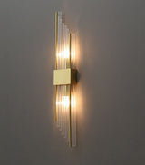 Modern Crystal Wall Lamp  Gold Finish Metal Sconce - Product detail 13