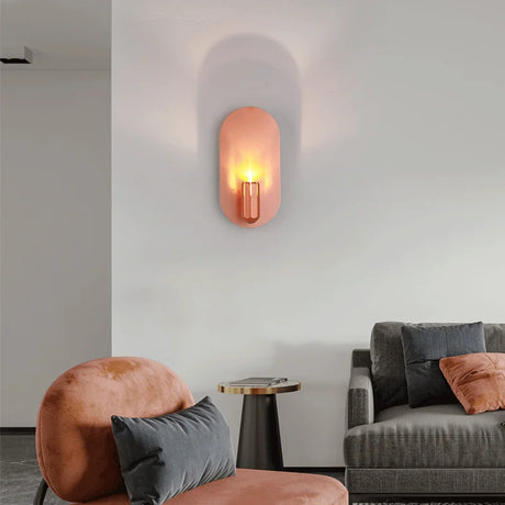 Modern LED Wall Light  Oval Capsule Design - Product example