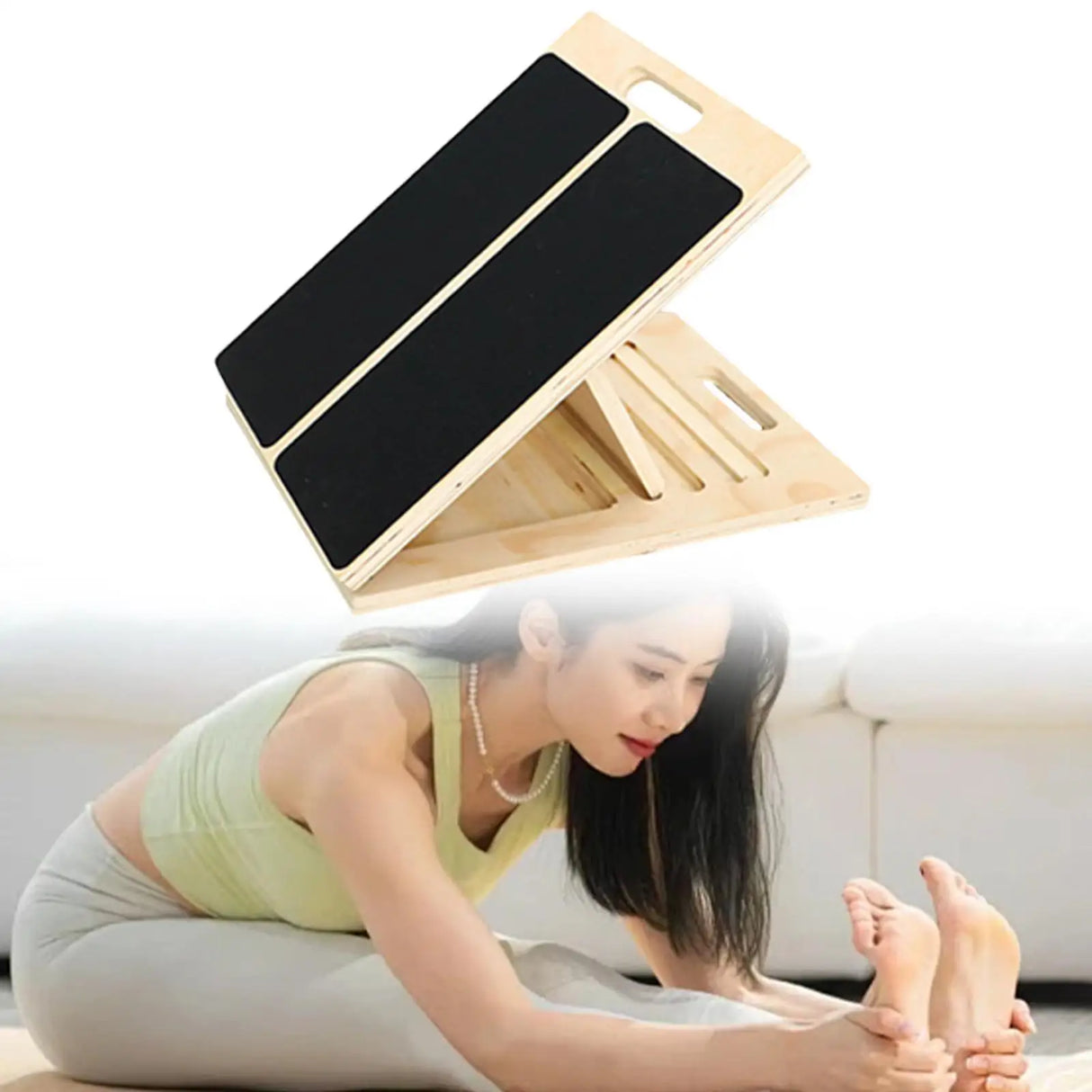 Adjustable Slant Board  Professional Wooden Calf Stretcher - Product detail 4