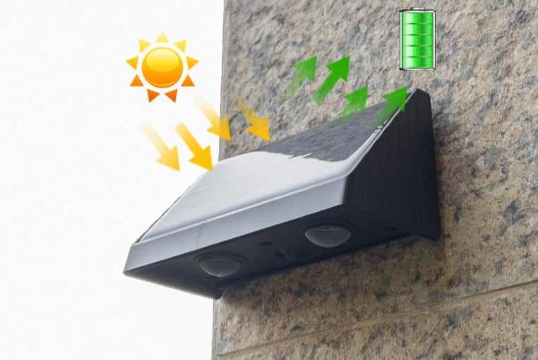 Solar Wall Light  Waterproof LED Outdoor Sensor - Product detail 6
